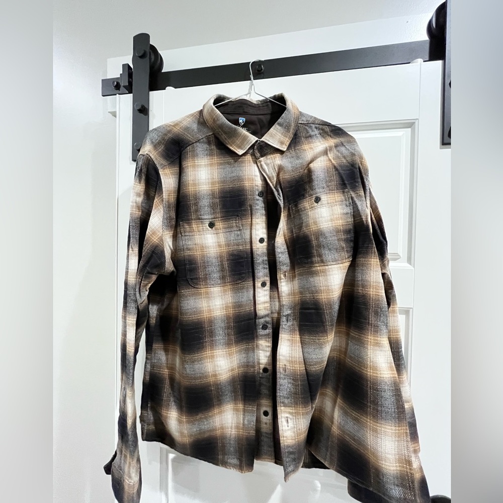 Kuhl Men’s Flannel Shirt large